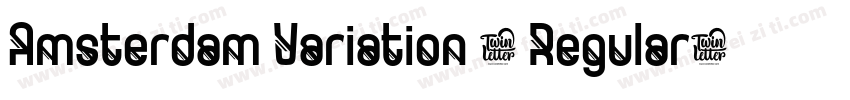 Amsterdam Variation 3 Regular字体转换